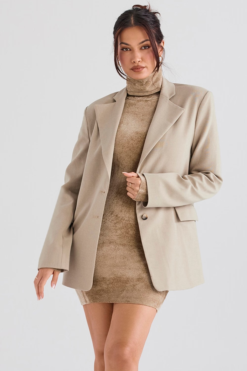 mink oversized blazer - sale