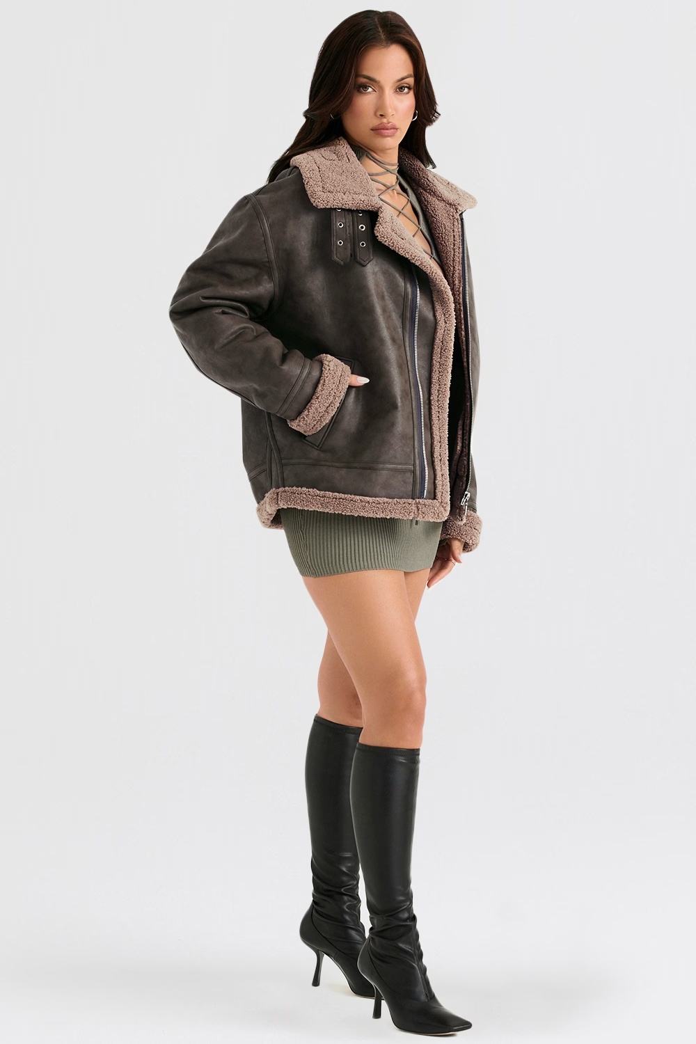 1822-army-green-vegan-shearling-aviator-jacket-sale-6.jpg army green vegan shearling aviator jacket - sale