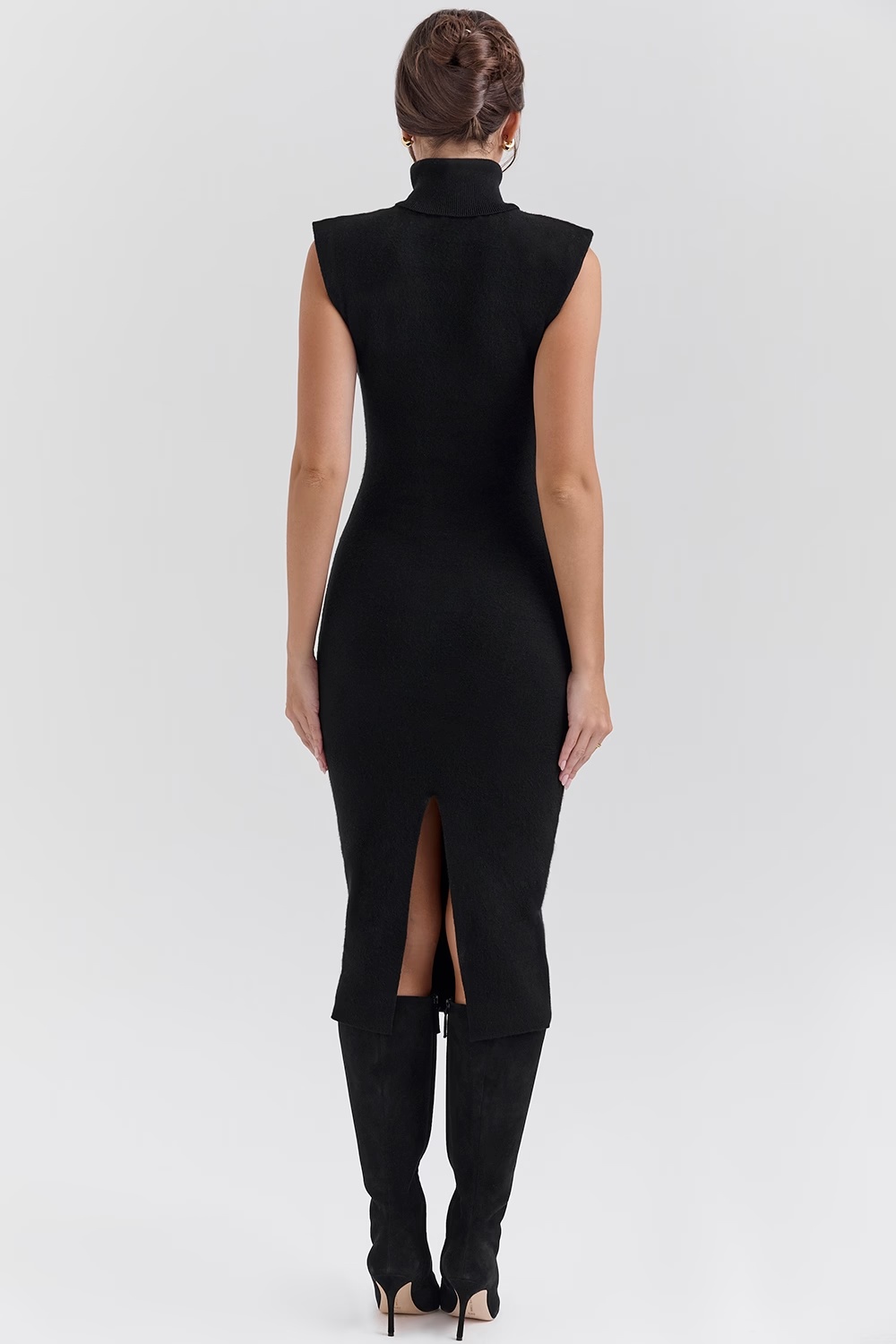 1918-black-cashmere-blend-turtle-neck-midi-dress-sale-6.jpg black cashmere blend turtle neck midi dress - sale