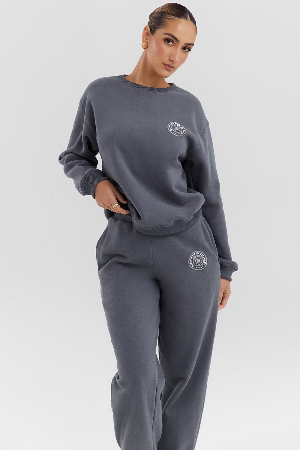 slate crew neck sweatshirt - sale