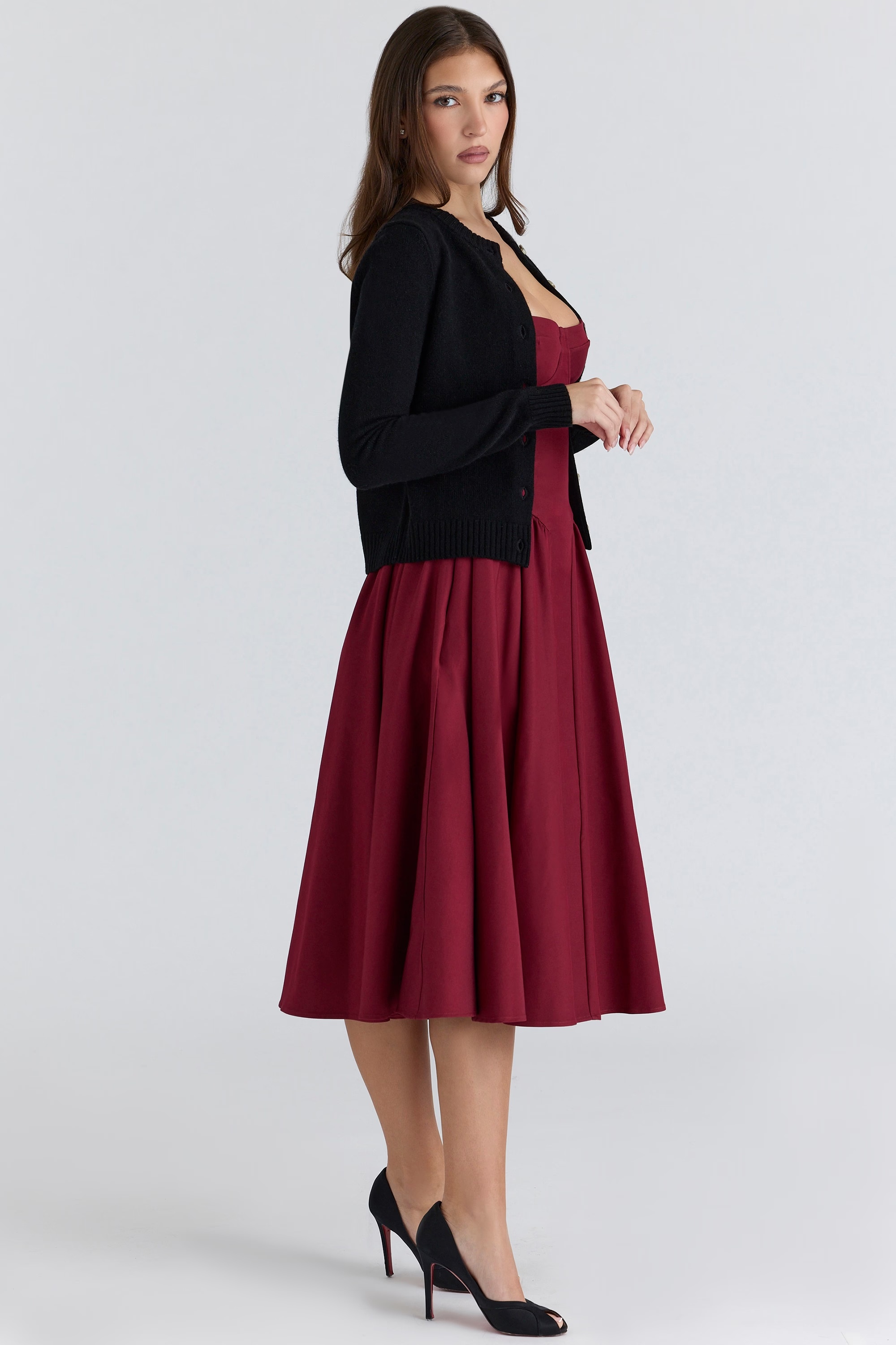 282-black-cashmere-merino-wool-cardigan-8.jpg black cashmere + merino wool cardigan