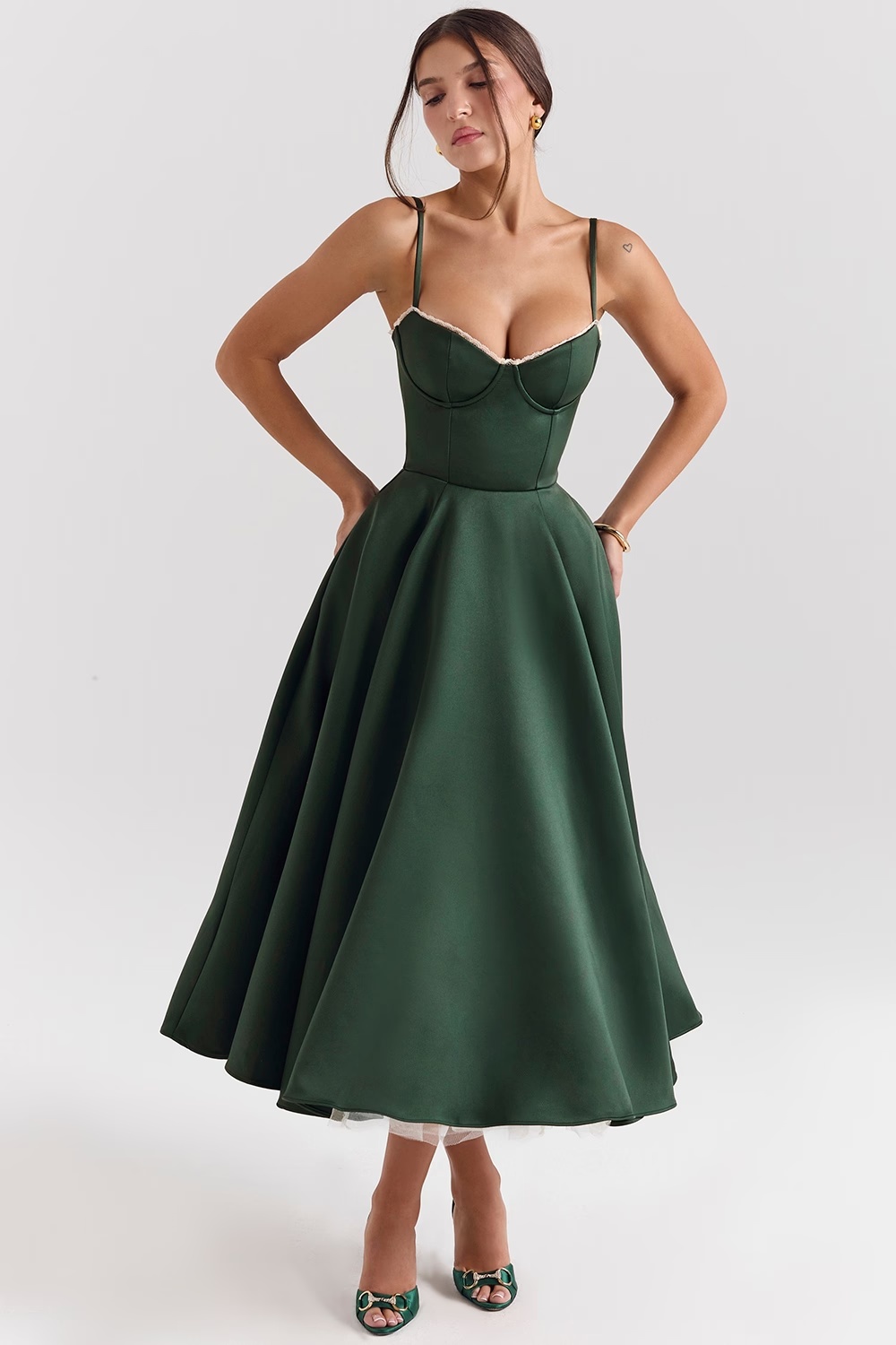 forest-green-satin-tulle-midi-dress-house-of-cb