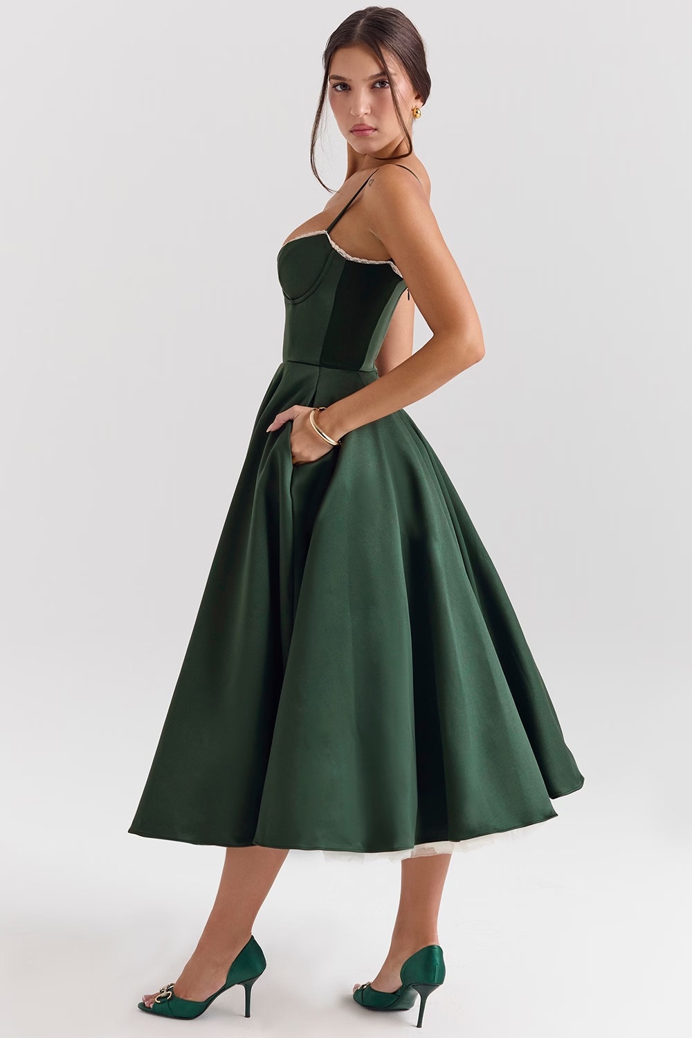 forest-green-satin-tulle-midi-dress-house-of-cb