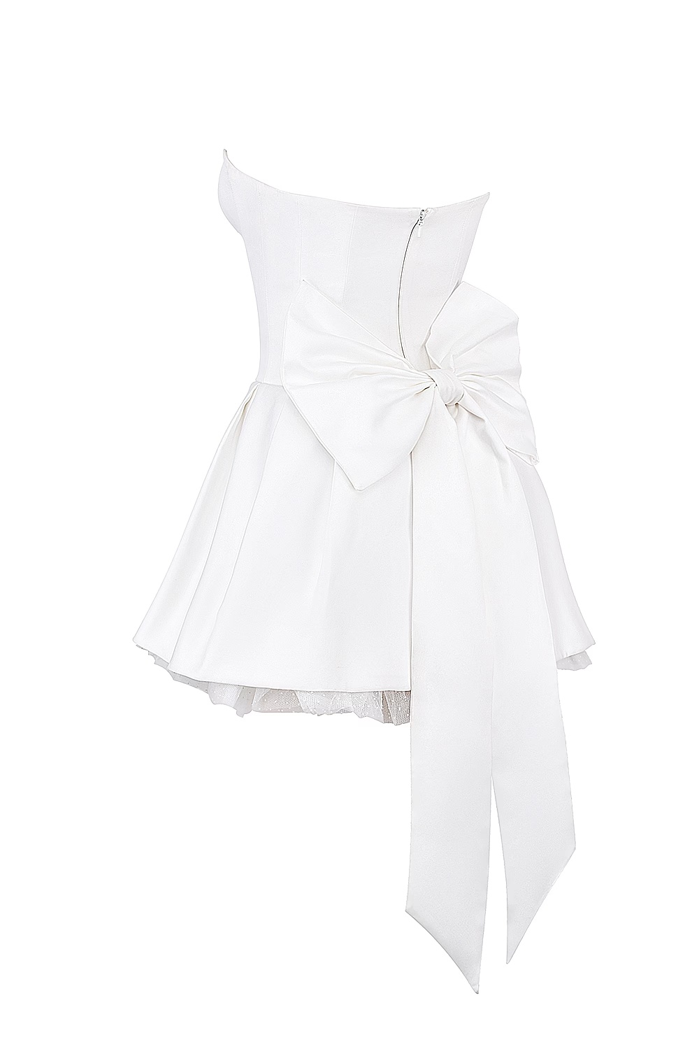 504-white-satin-strapless-bow-mini-gown-13.jpg white satin strapless bow mini gown