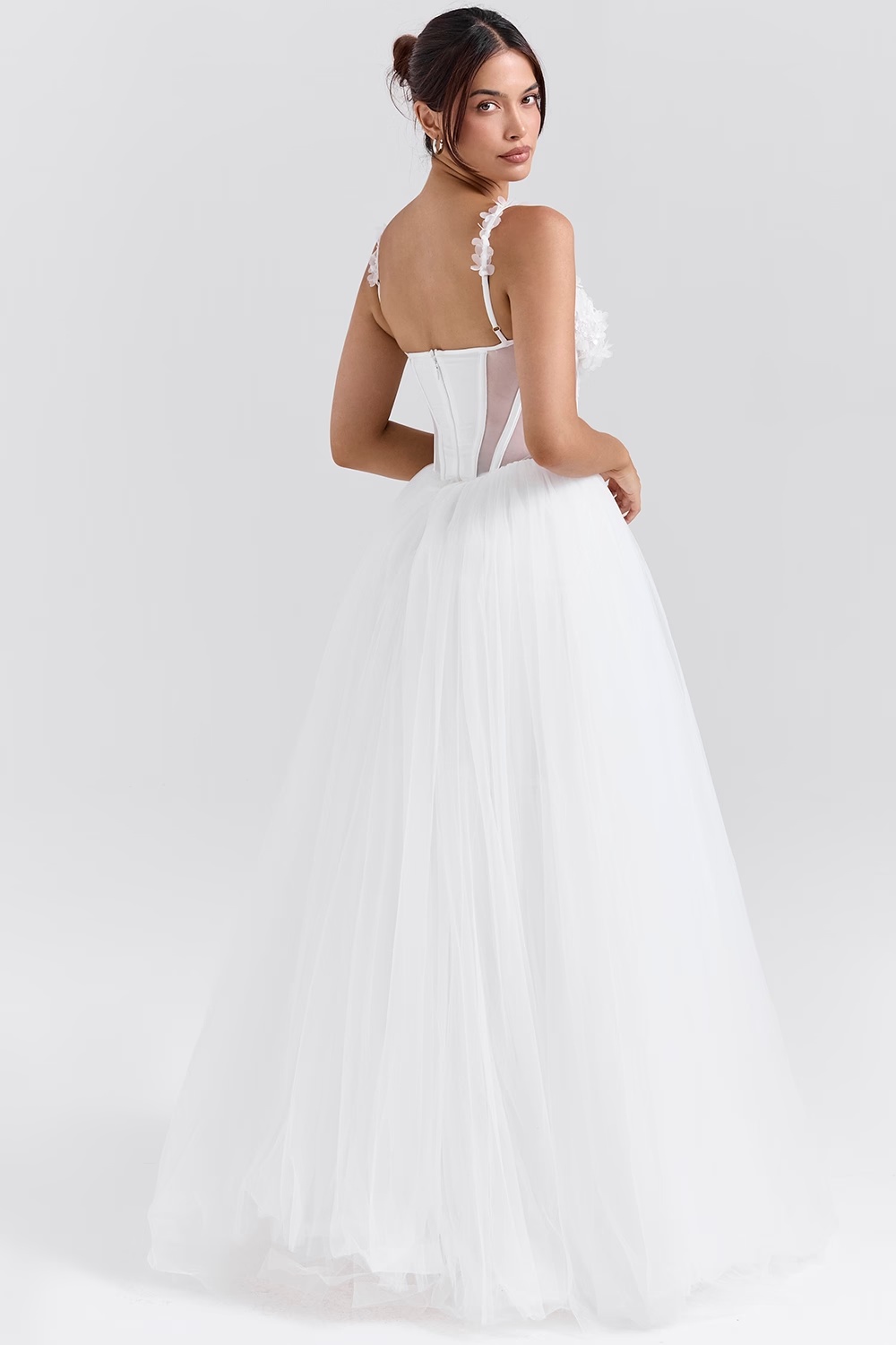 522-white-floral-lace-tulle-bridal-gown-6.jpg white floral lace tulle bridal gown