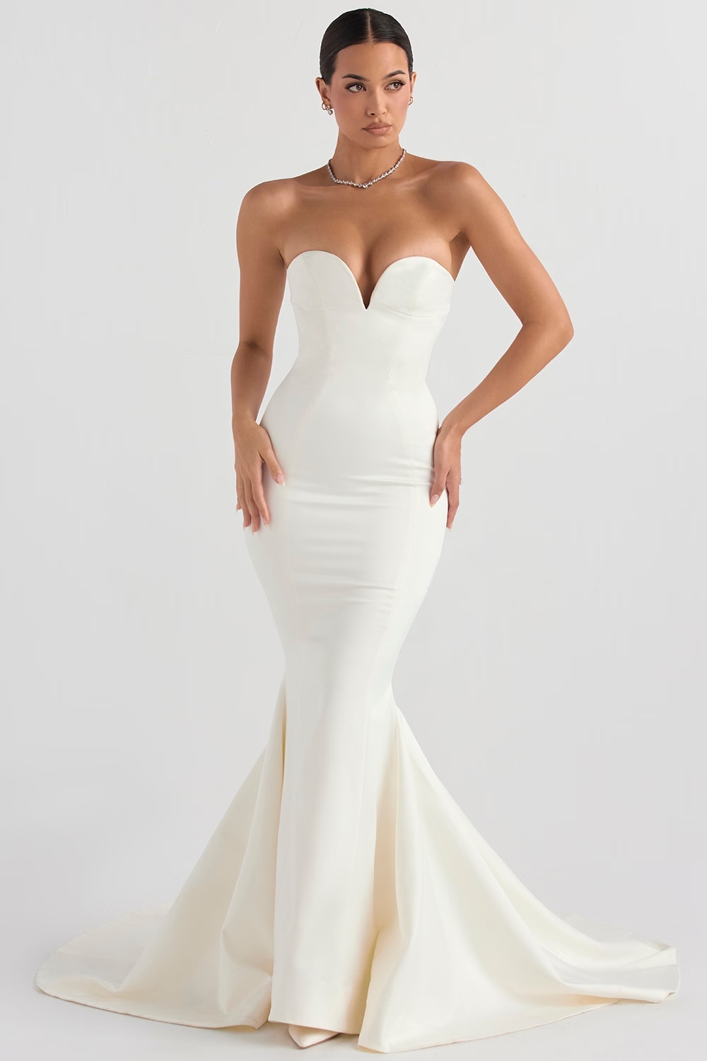 553-ivory-satin-strapless-bridal-gown-3.jpg ivory satin strapless bridal gown