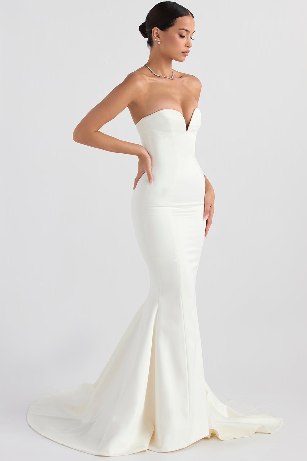 553-ivory-satin-strapless-bridal-gown-6.jpg ivory satin strapless bridal gown
