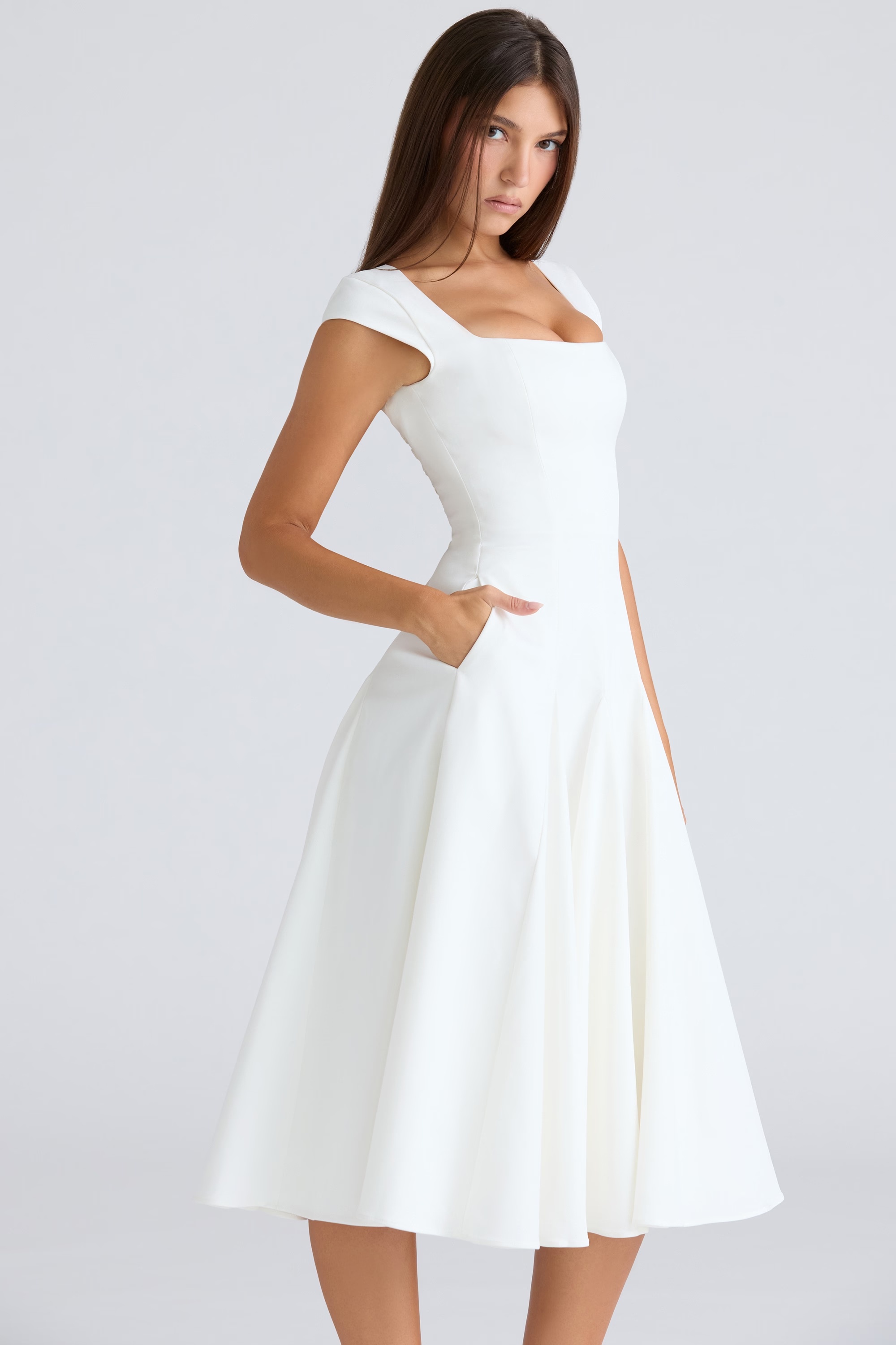 770-white-square-neck-twill-midi-dress-2.jpg white square neck twill midi dress
